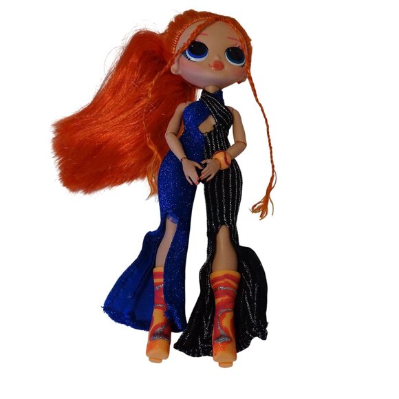 LOL Surprise OMG Dance Dance Dance Major Lady Fashion Doll Orange Hair Outfit - Picture 1 of 6